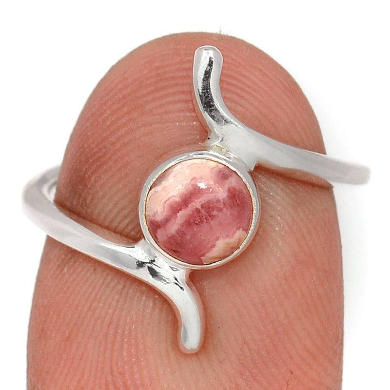 Small Plain - Rhodochrosite Ring - RDOR2602