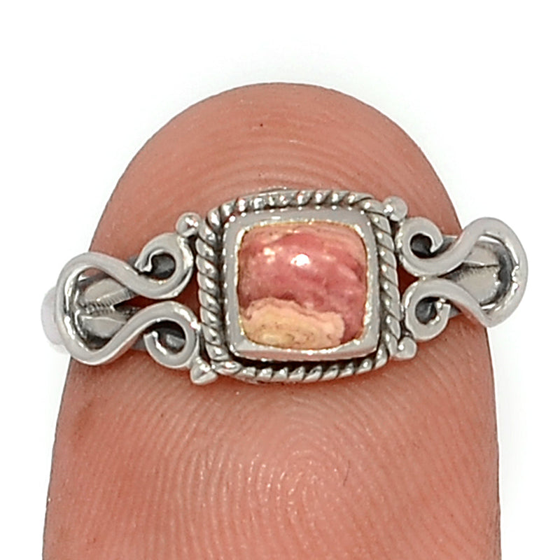 Small Filigree - Rhodochrosite Ring - RDOR2674