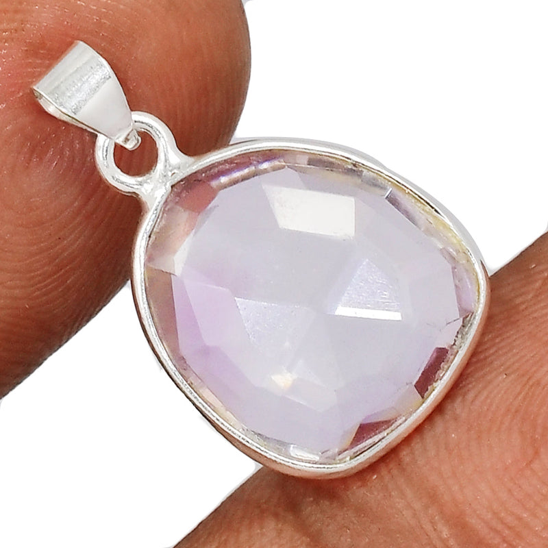 1" Rose De France Amethyst Pendants - RFAP359