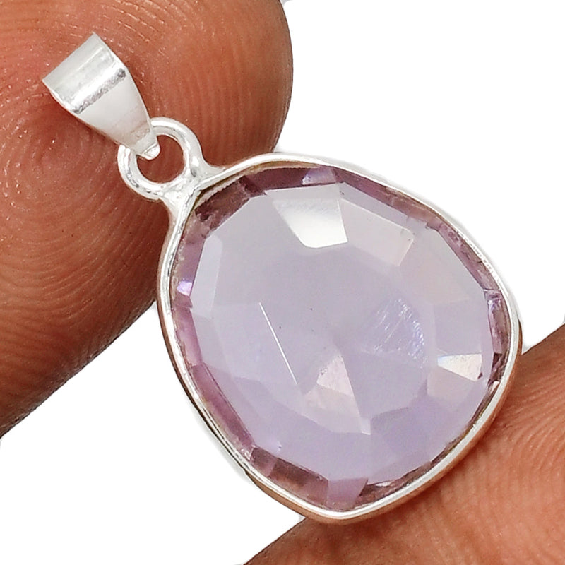 1" Rose De France Amethyst Pendants - RFAP364