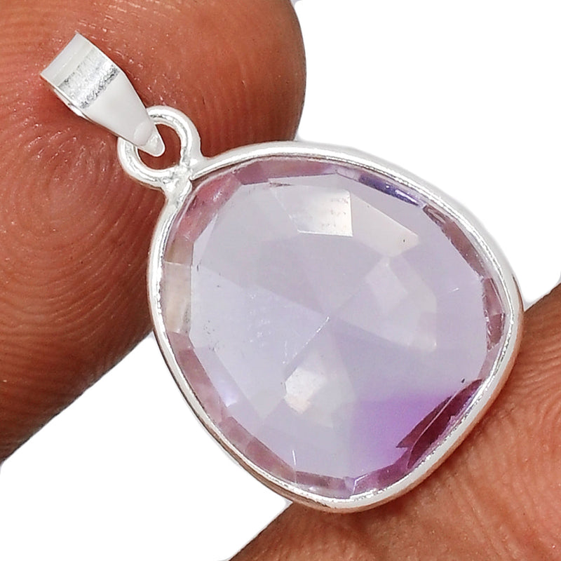 1" Rose De France Amethyst Pendants - RFAP368