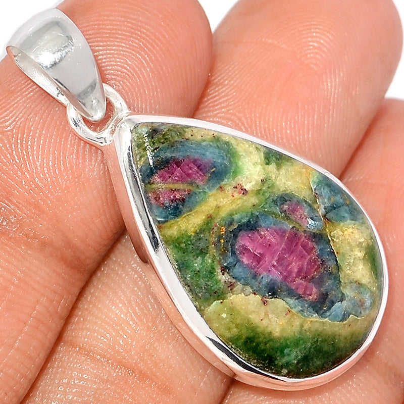 1.6" Ruby In Fuchsite Pendants - RIFP1804