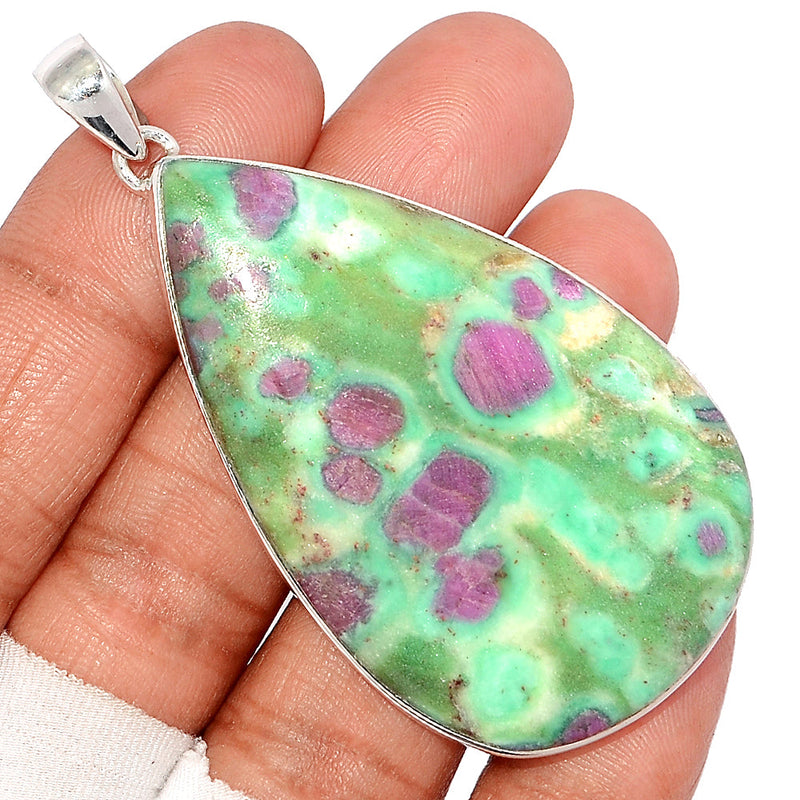 2.7" Ruby In Fuchsite Pendants - RIFP1868