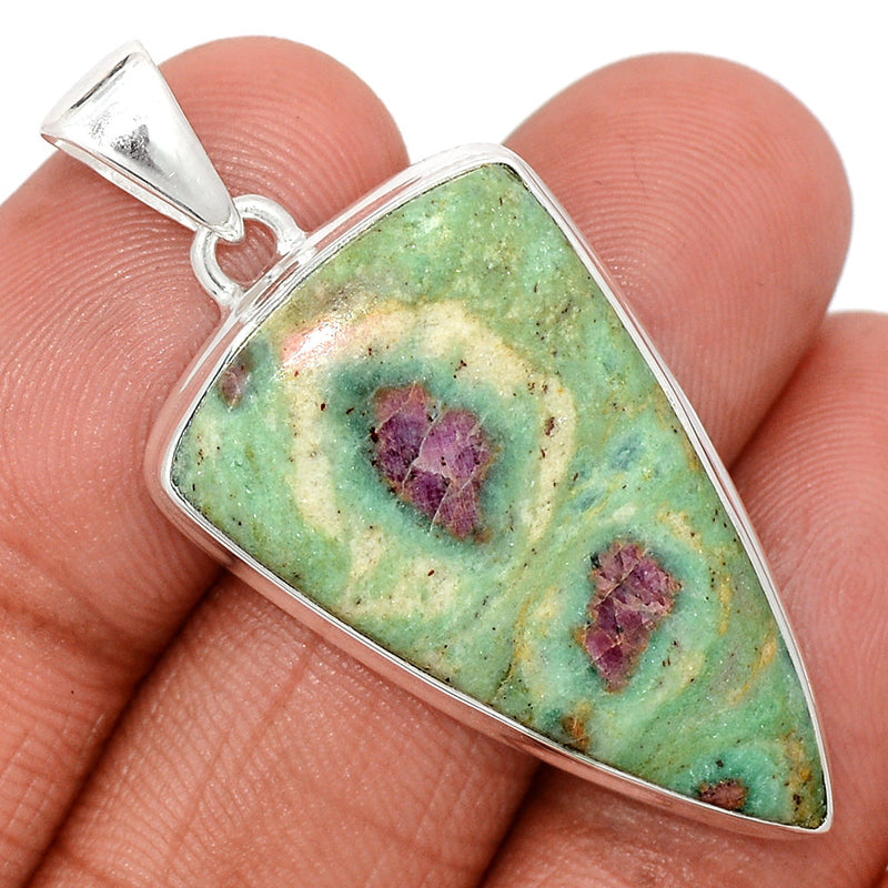 1.7" Ruby In Fuchsite Pendants - RIFP2049