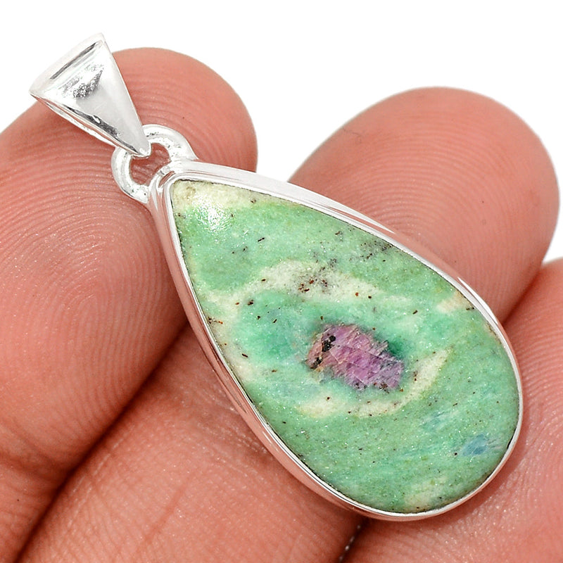 1.5" Ruby In Fuchsite Pendants - RIFP2063