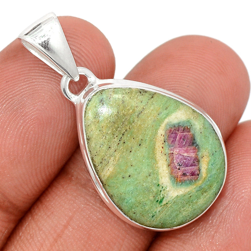 1.3" Ruby In Fuchsite Pendants - RIFP2072