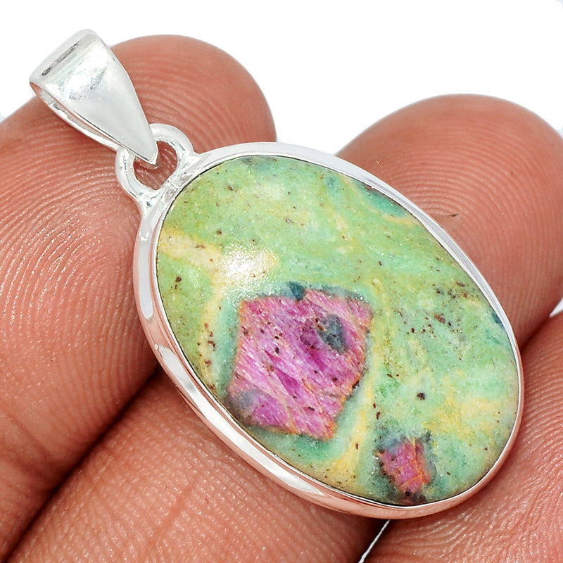 1.3" Ruby In Fuchsite Pendants - RIFP2081