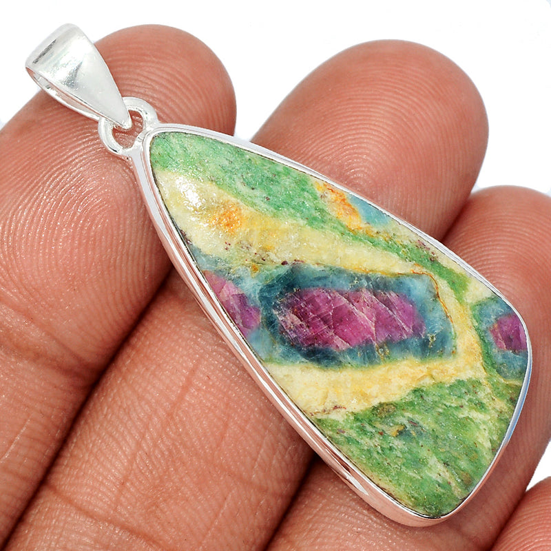 1.8" Ruby In Fuchsite Pendants - RIFP2082