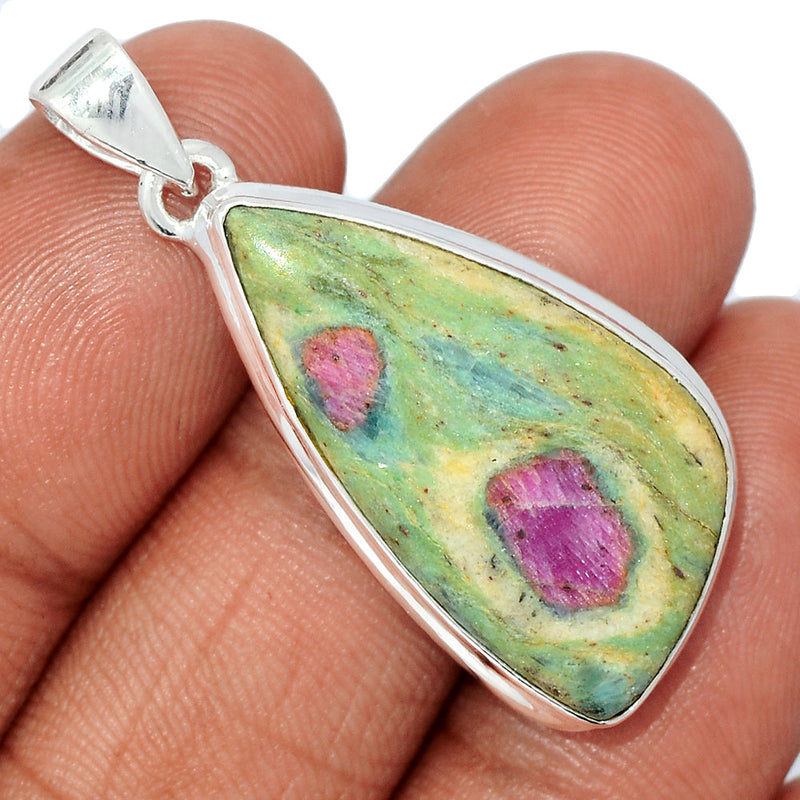1.6" Ruby In Fuchsite Pendants - RIFP2096
