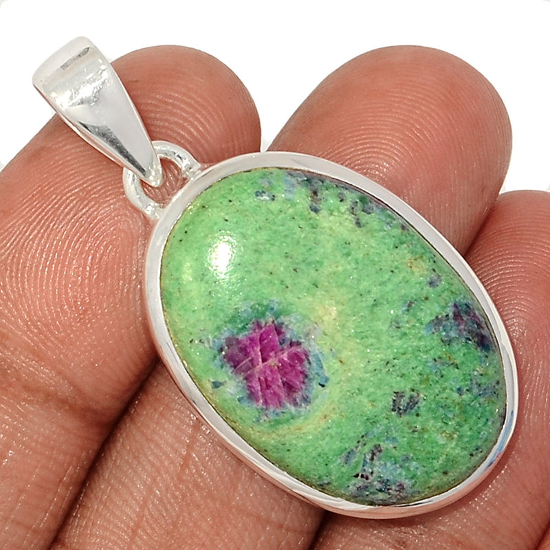1.7" Ruby In Fuchsite Pendants - RIFP2115