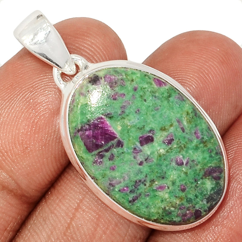 1.5" Ruby In Fuchsite Pendants - RIFP2118