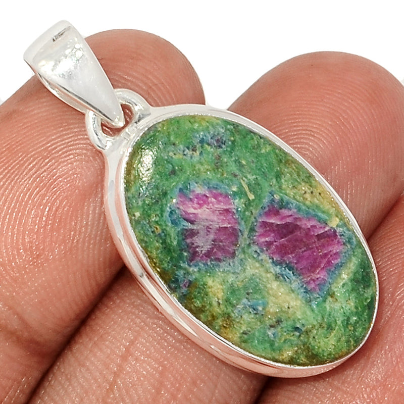 1.5" Ruby In Fuchsite Pendants - RIFP2122