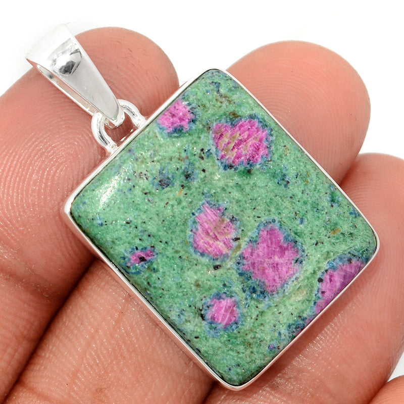 1.5" Ruby In Fuchsite Pendants - RIFP2139