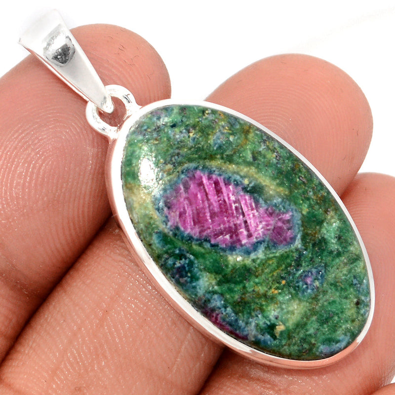 1.6" Ruby In Fuchsite Pendants - RIFP2140