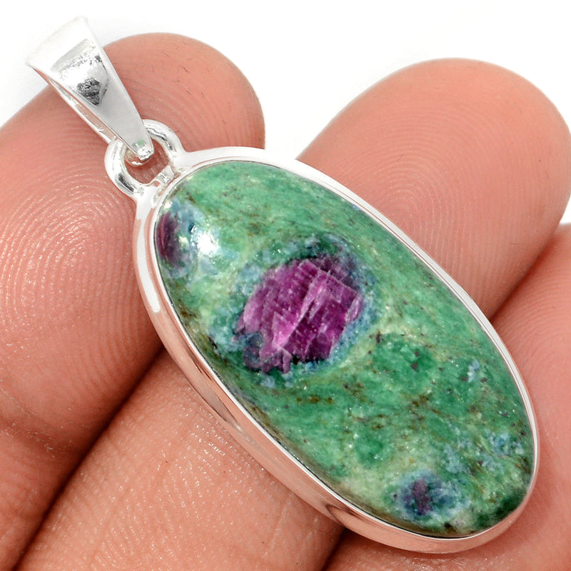 1.6" Ruby In Fuchsite Pendants - RIFP2142