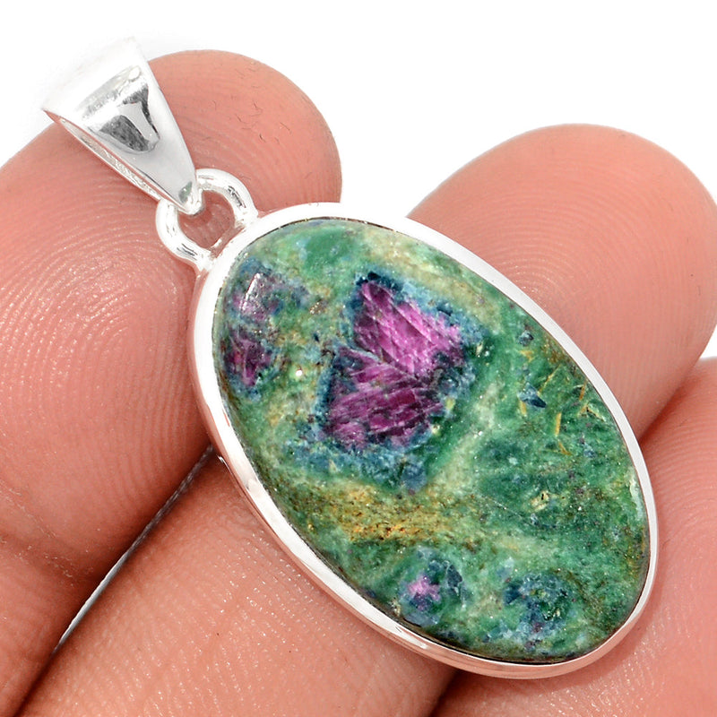 1.5" Ruby In Fuchsite Pendants - RIFP2145