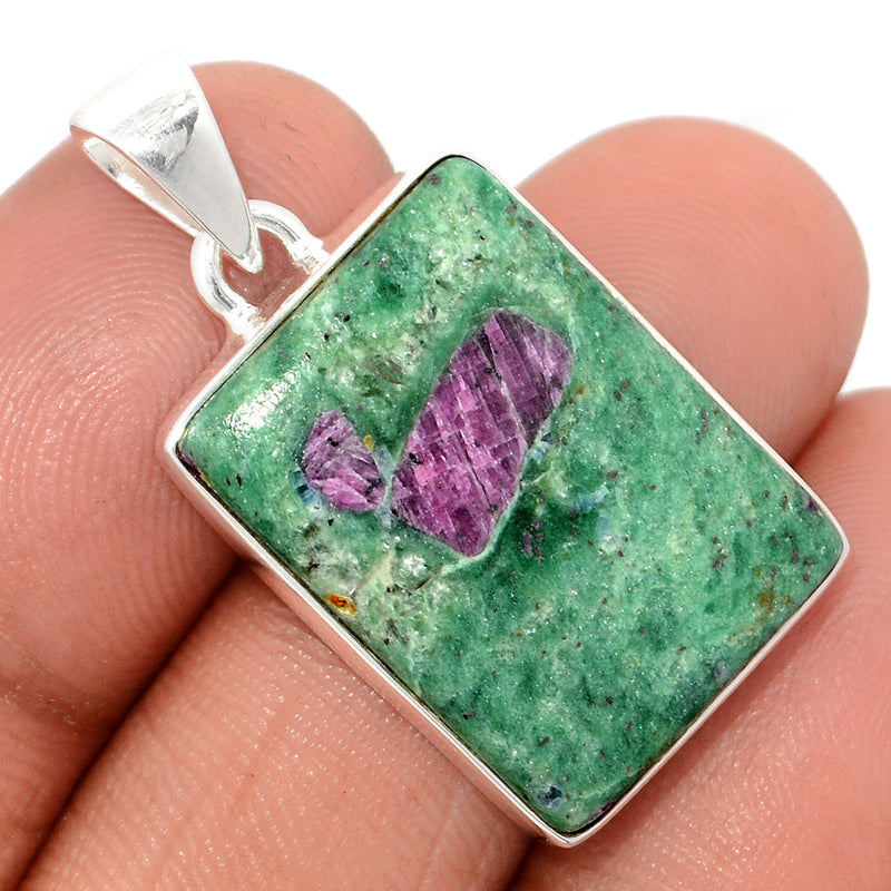 1.3" Ruby In Fuchsite Pendants - RIFP2150