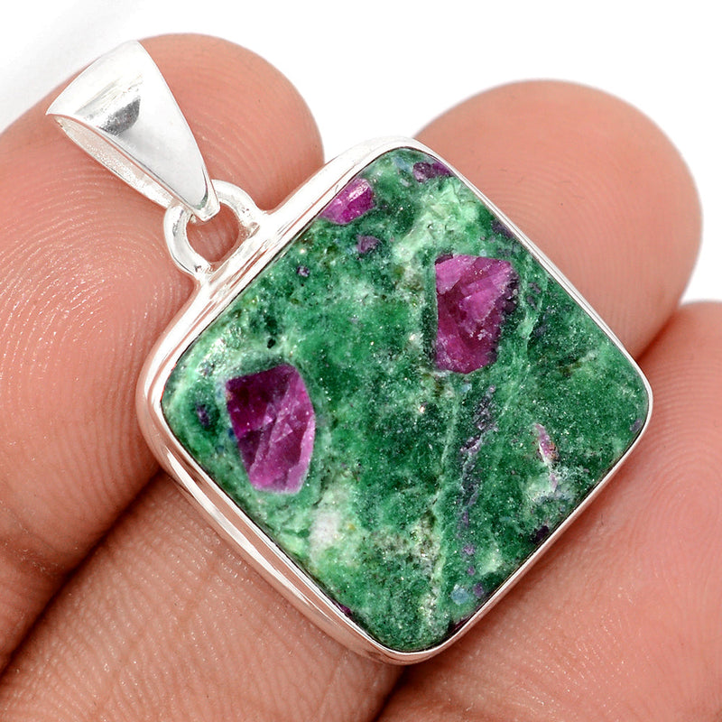 1.2" Ruby In Fuchsite Pendants - RIFP2155