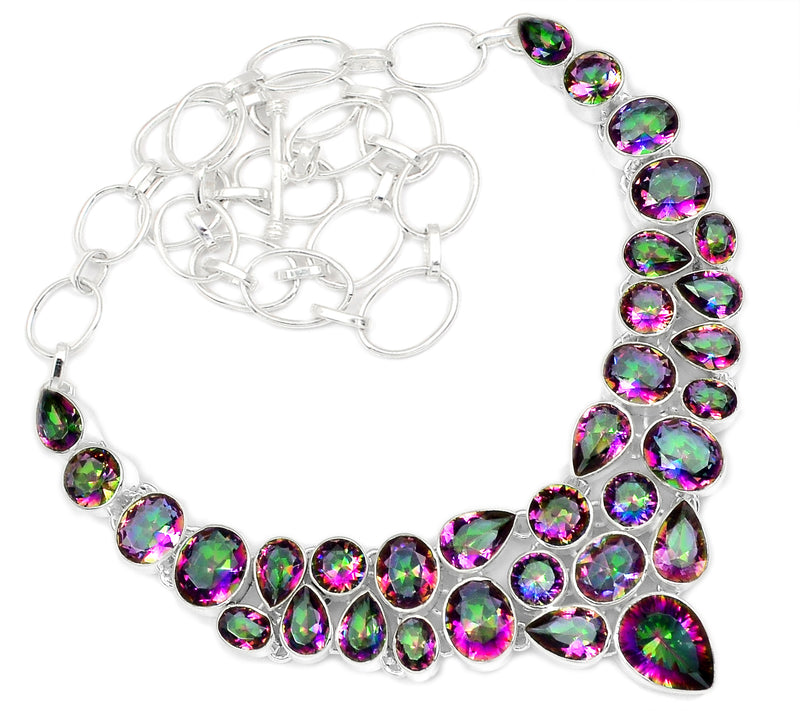 Rainbow Topaz Necklace - RNE1594