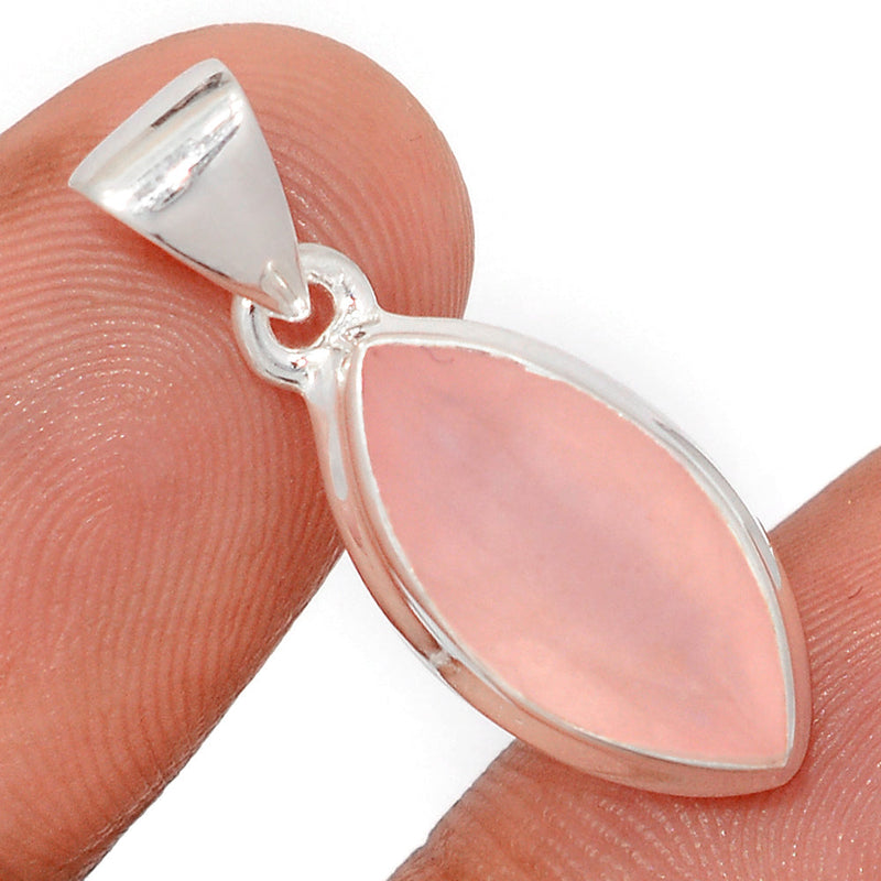 1.1" Rose Quartz Faceted Pendants - RQFP1171
