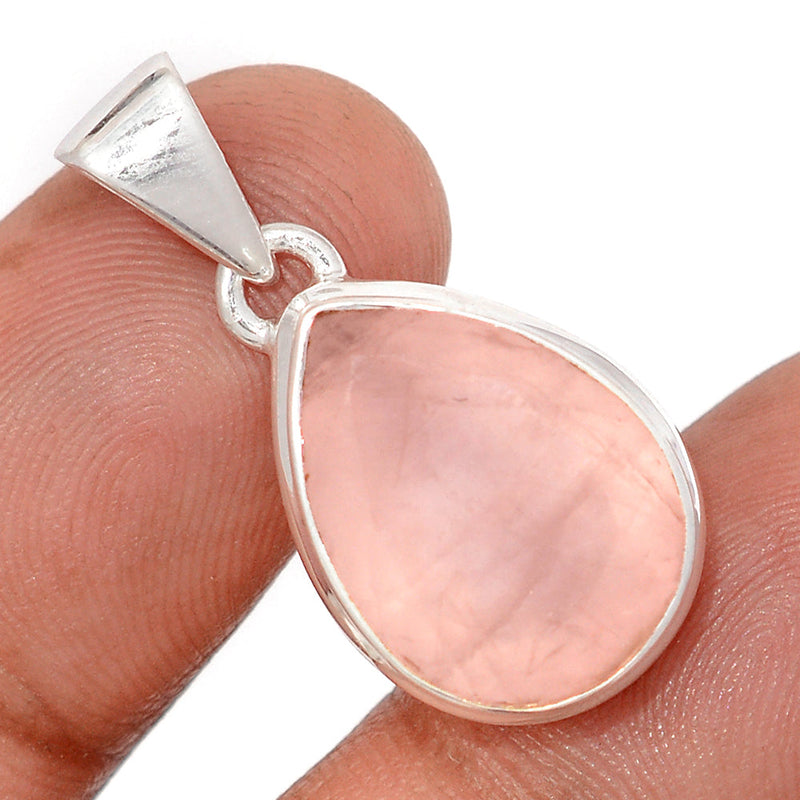 1.2" Rose Quartz Faceted Pendants - RQFP26