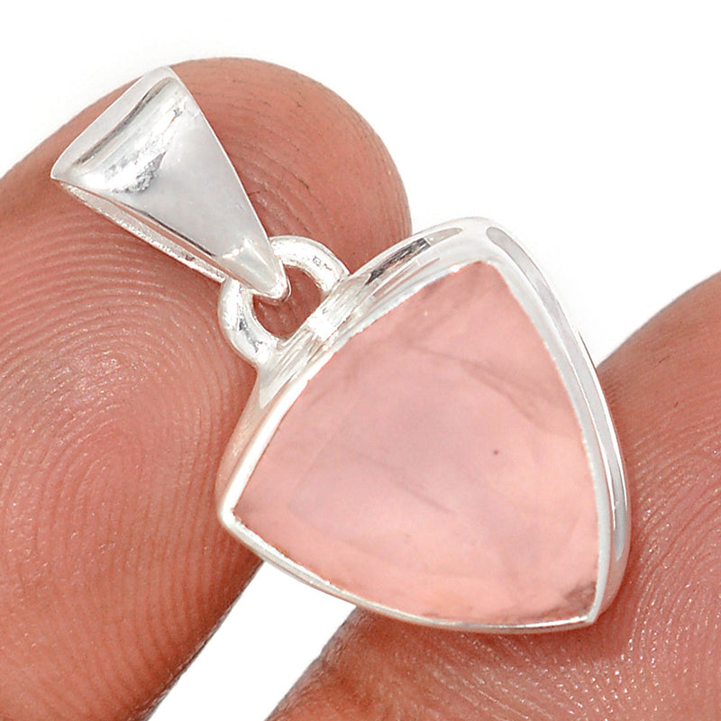 1" Rose Quartz Faceted Pendants - RQFP31