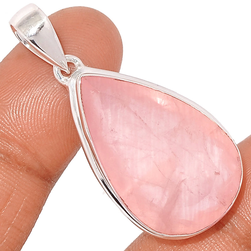 1.7" Rose Quartz Faceted Pendants - RQFP948