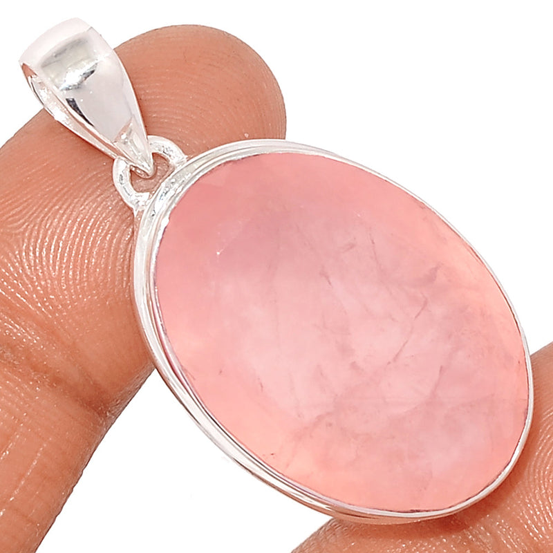 1.7" Rose Quartz Faceted Pendants - RQFP949