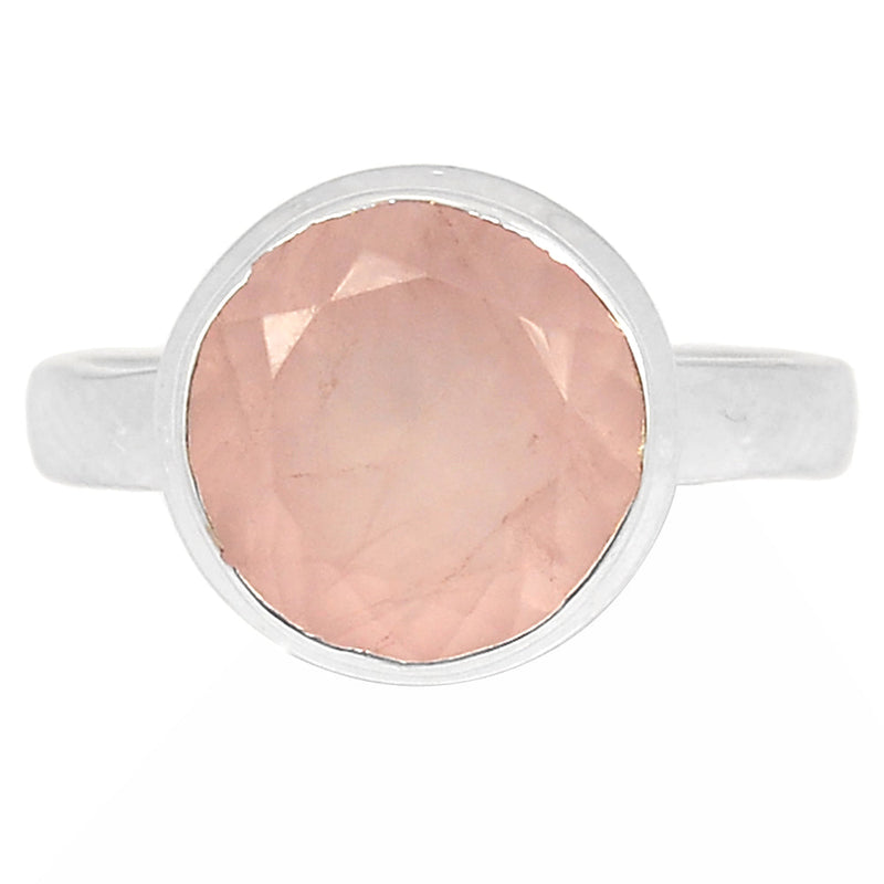 Rose Quartz Faceted Ring - RQFR1097