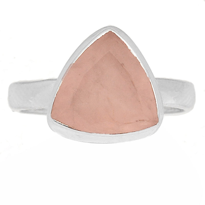 Rose Quartz Faceted Ring - RQFR1101