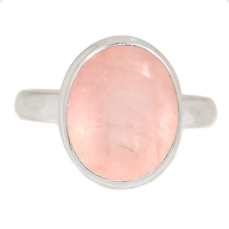 Rose Quartz Faceted Ring - RQFR1127