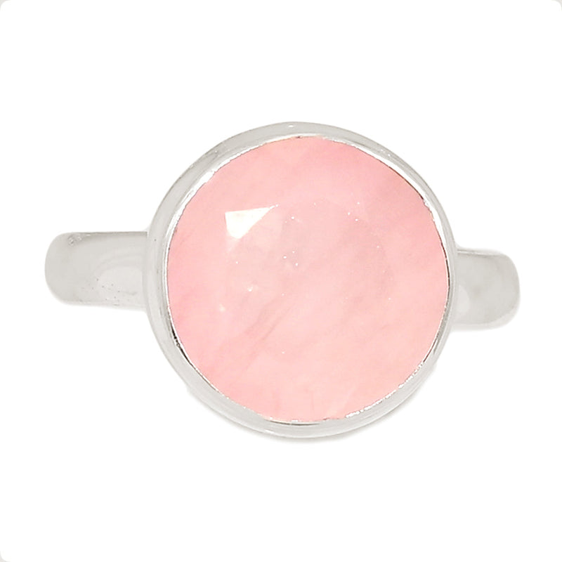 Rose Quartz Faceted Ring - RQFR1131