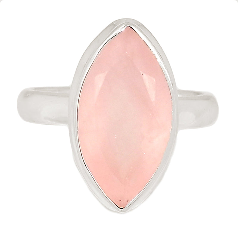 Rose Quartz Faceted Ring - RQFR1140