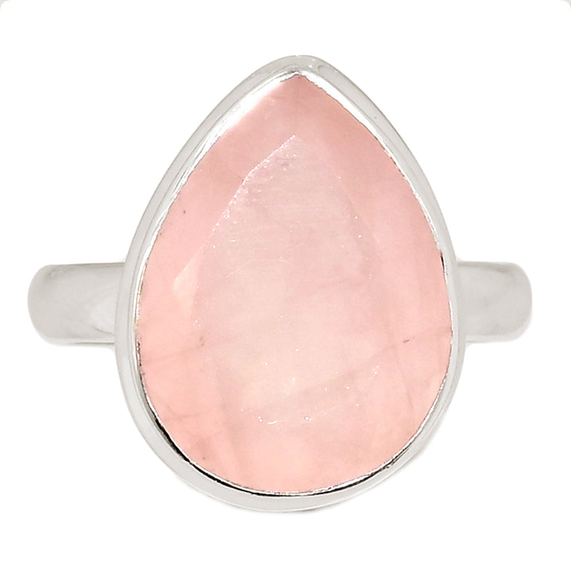 Rose Quartz Faceted Ring - RQFR1142