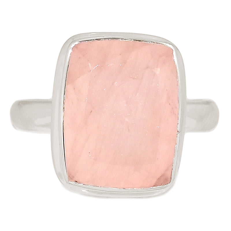 Rose Quartz Faceted Ring - RQFR1146
