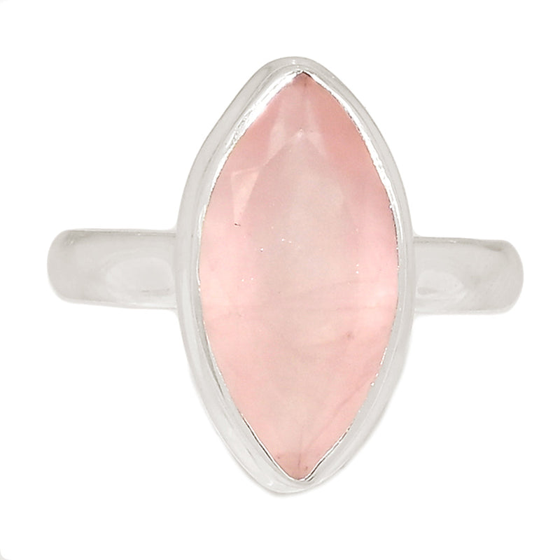 Rose Quartz Faceted Ring - RQFR1148