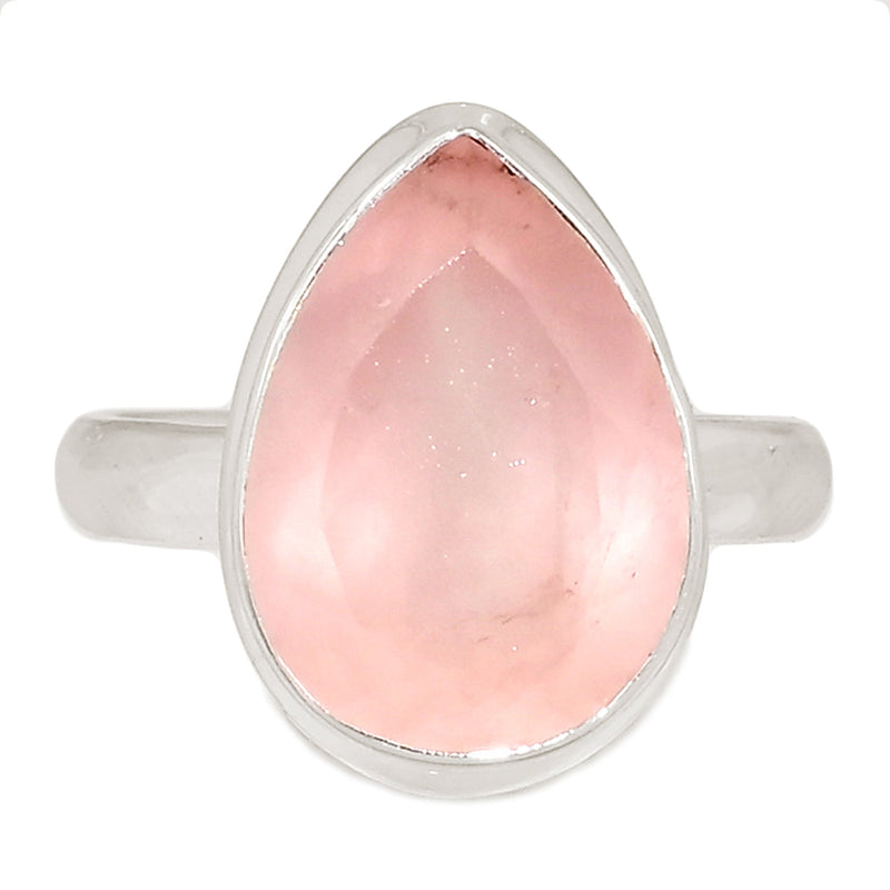 Rose Quartz Faceted Ring - RQFR1149