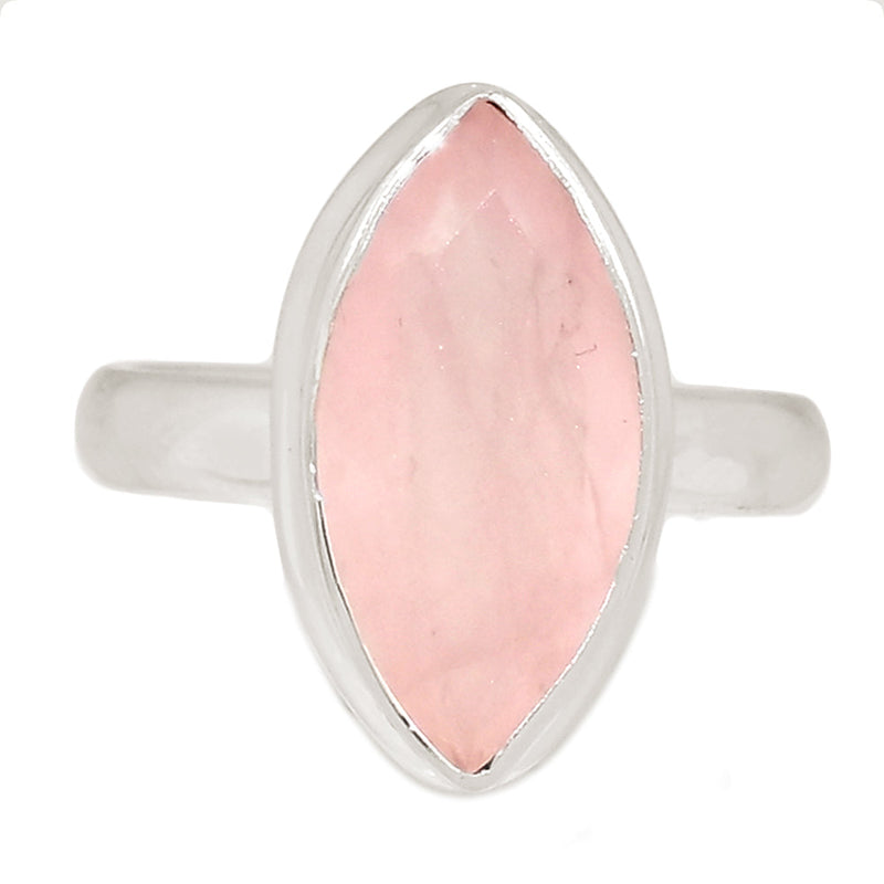 Rose Quartz Faceted Ring - RQFR1150