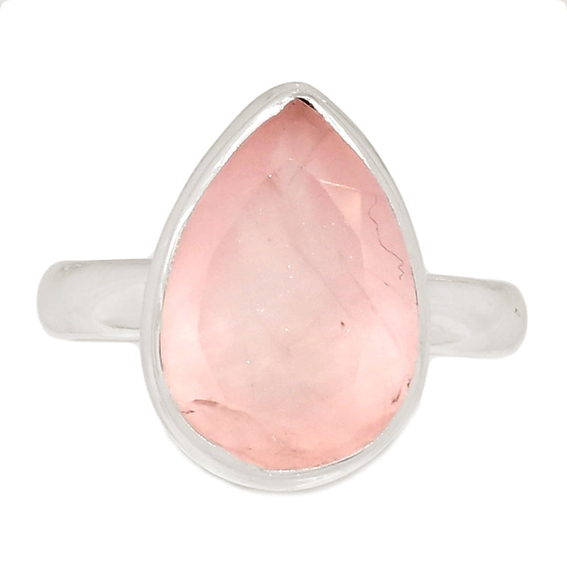 Rose Quartz Faceted Ring - RQFR1151