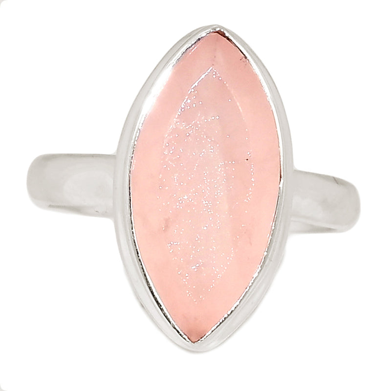 Rose Quartz Faceted Ring - RQFR1155