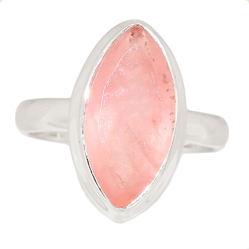 Rose Quartz Faceted Ring - RQFR1160