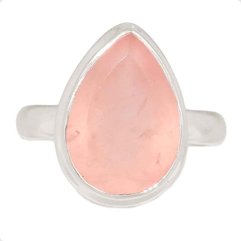 Rose Quartz Faceted Ring - RQFR1163