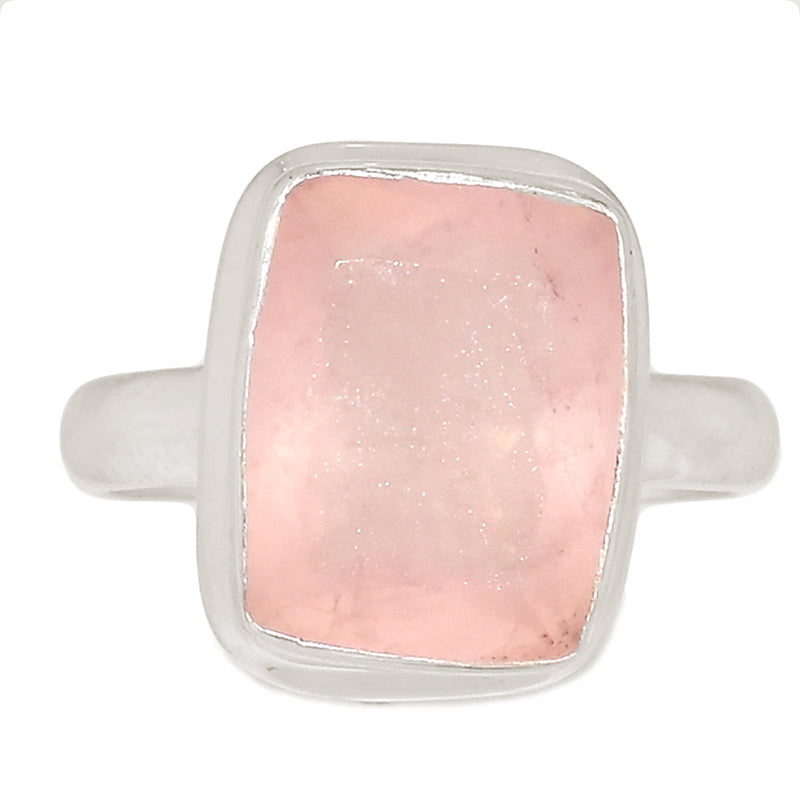 Rose Quartz Faceted Ring - RQFR1165