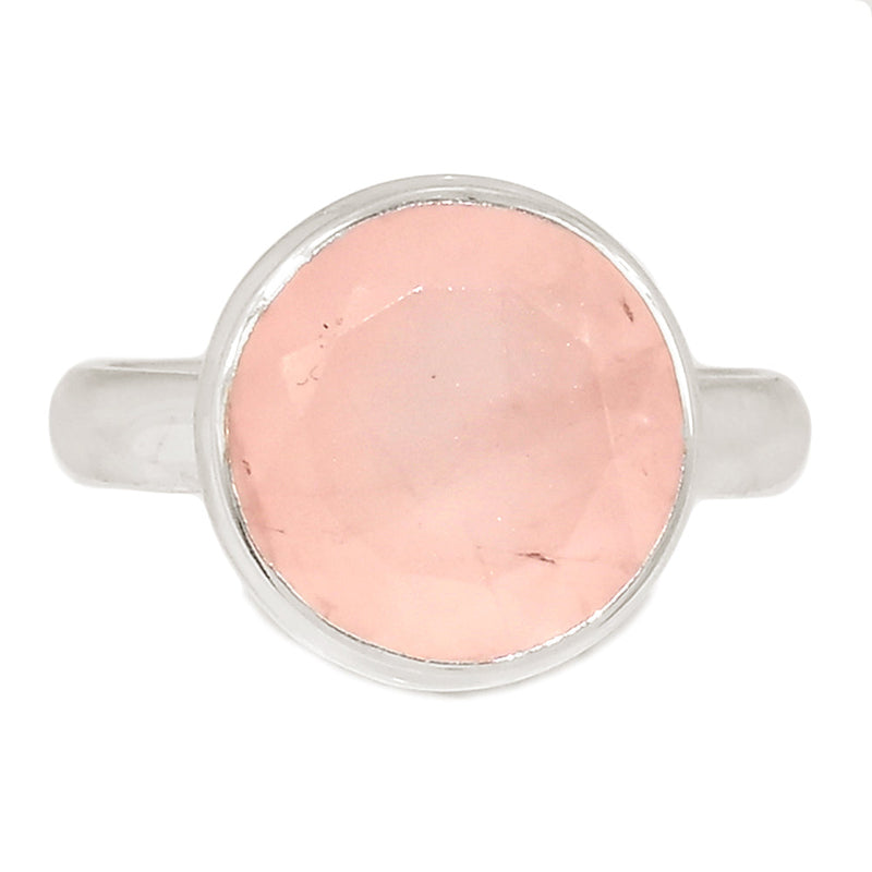 Rose Quartz Faceted Ring - RQFR1169