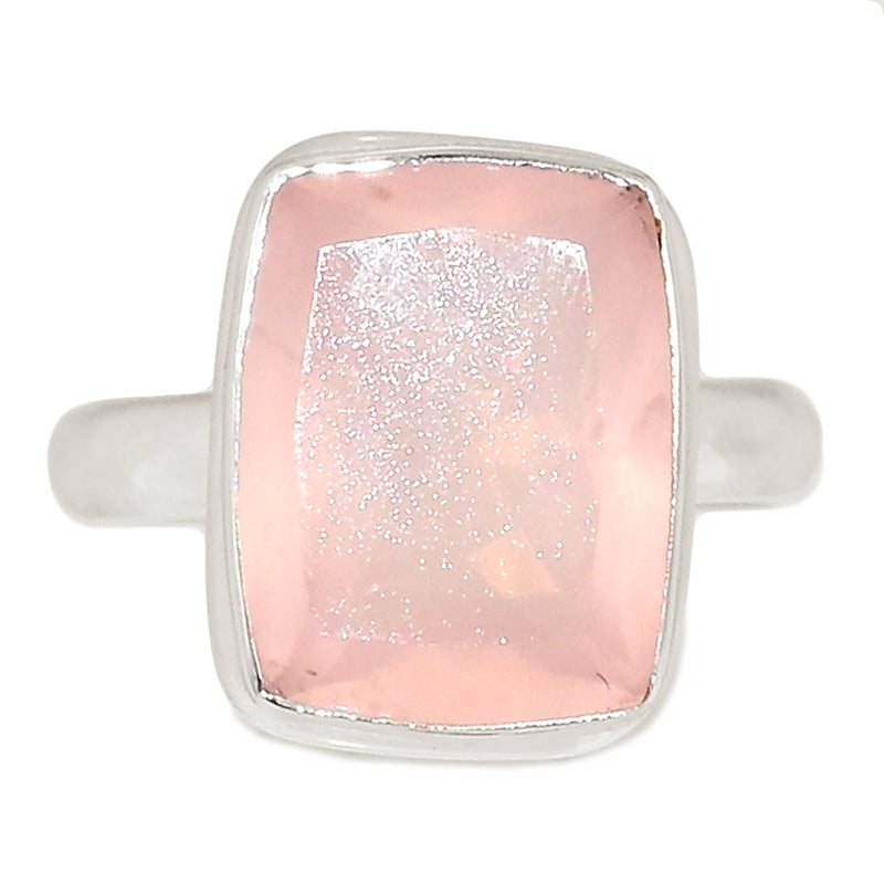 Rose Quartz Faceted Ring - RQFR1170