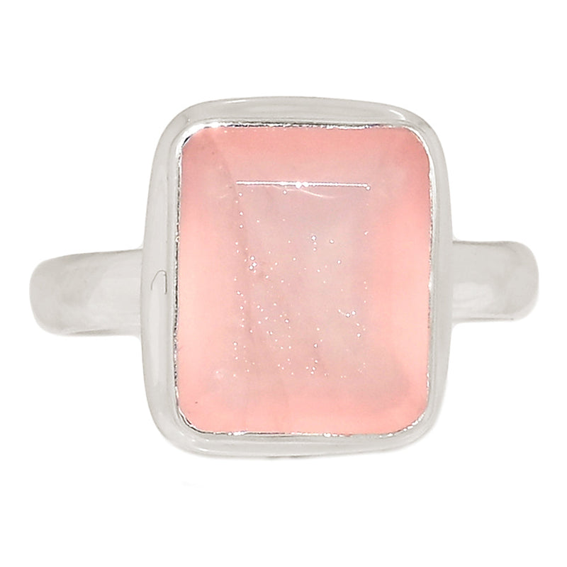 Rose Quartz Faceted Ring - RQFR1171