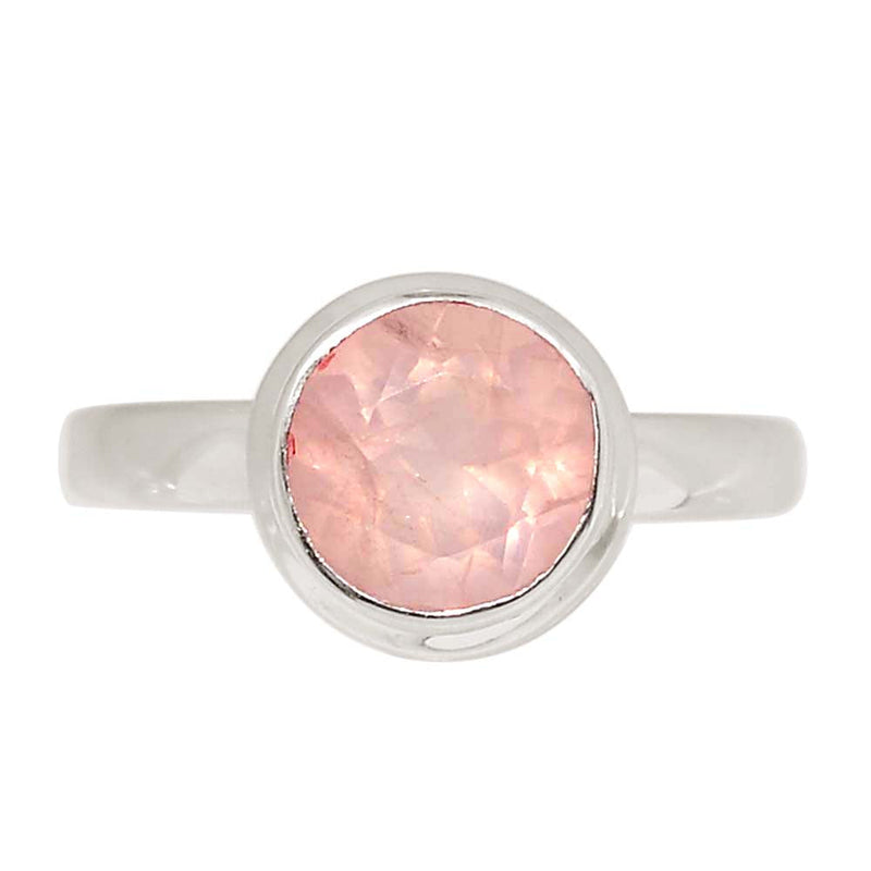 Rose Quartz Faceted Ring - RQFR1175