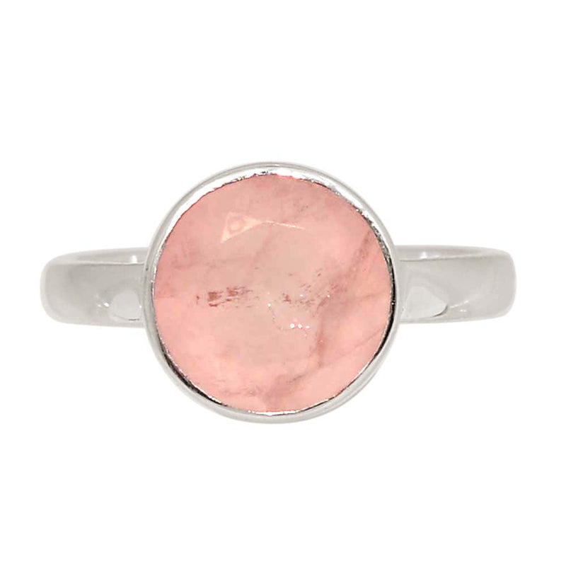 Rose Quartz Faceted Ring - RQFR1177