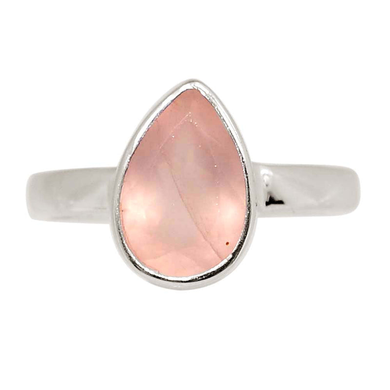 Rose Quartz Faceted Ring - RQFR1181