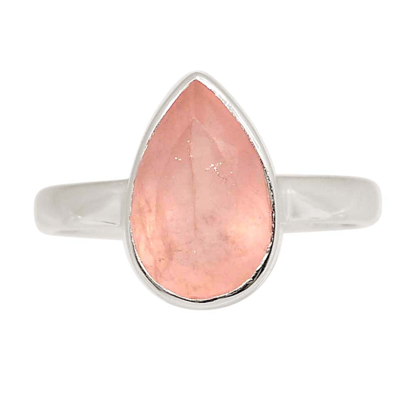 Rose Quartz Faceted Ring - RQFR1184